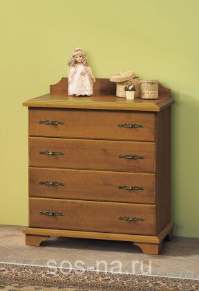 Комод 4 ящ (без короны) Брусно-М